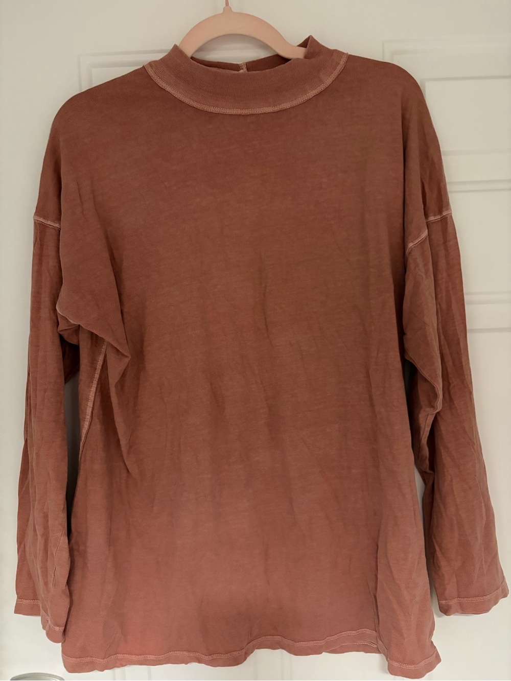 We The Free Ellen Long Sleeve Dusty Clay